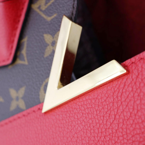 LOUIS VUITTON Kimono MM Monogram Canvas Tote Bag Red