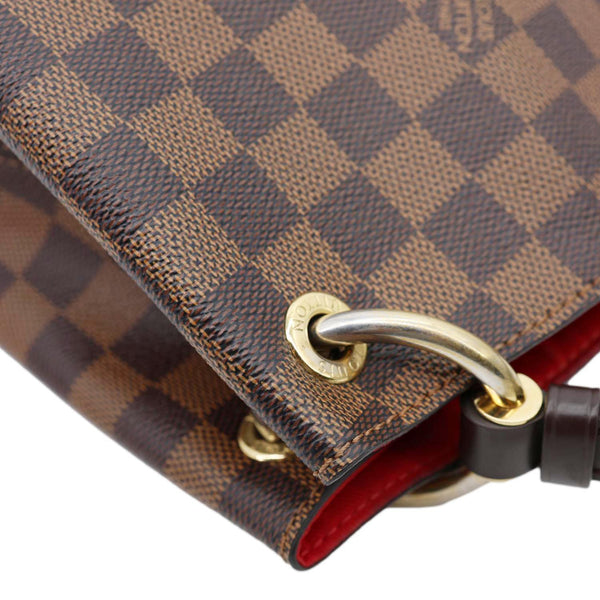 LOUIS VUITTON Graceful PM Damier Ebene Shoulder Bag Brown