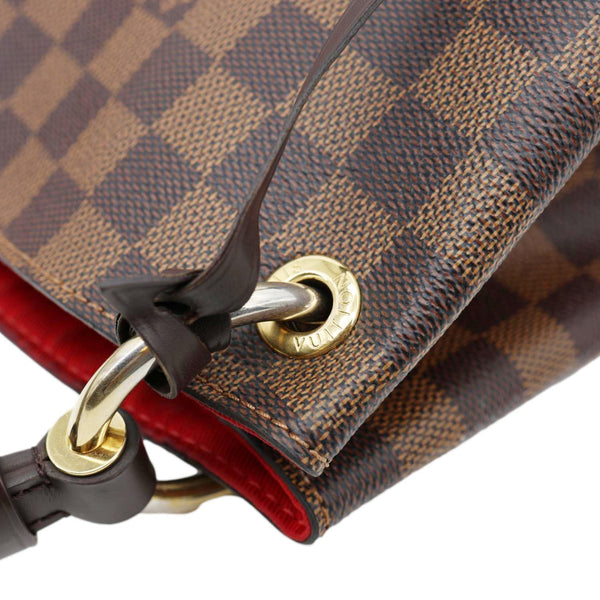 LOUIS VUITTON Graceful PM Damier Ebene Shoulder Bag Brown