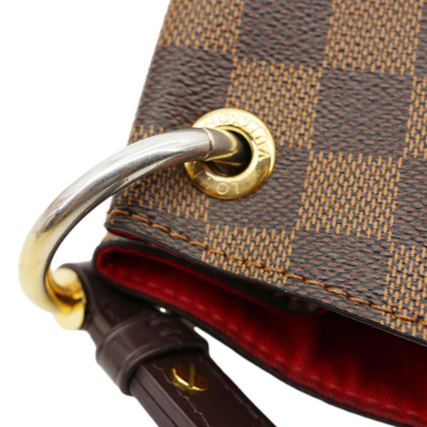 LOUIS VUITTON Graceful PM Damier Ebene Shoulder Bag Brown