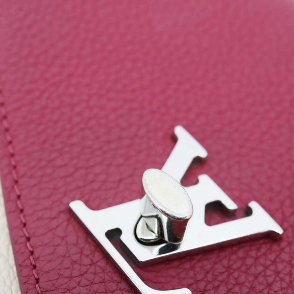 LOUIS VUITTON Mylockme Leather Chain Crossbody Bag Bicolor