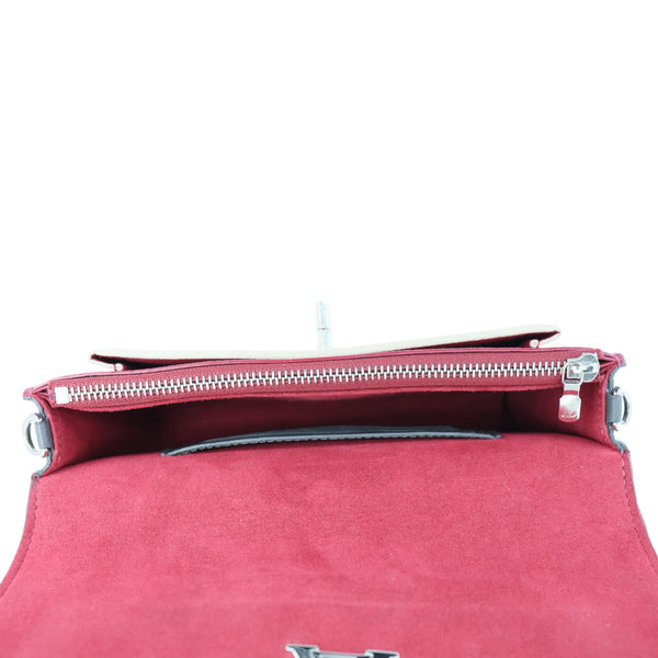 LOUIS VUITTON Mylockme Leather Chain Crossbody Bag Bicolor