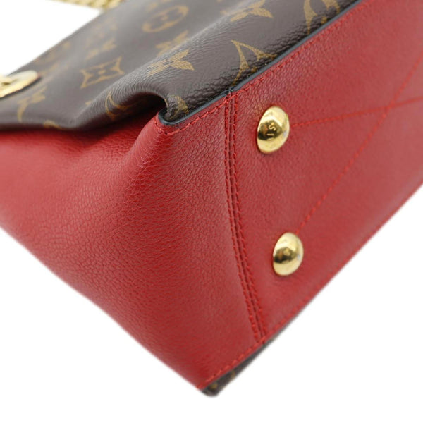 LOUIS VUITTON Surene BB Monogram Canvas Shoulder Bag Red