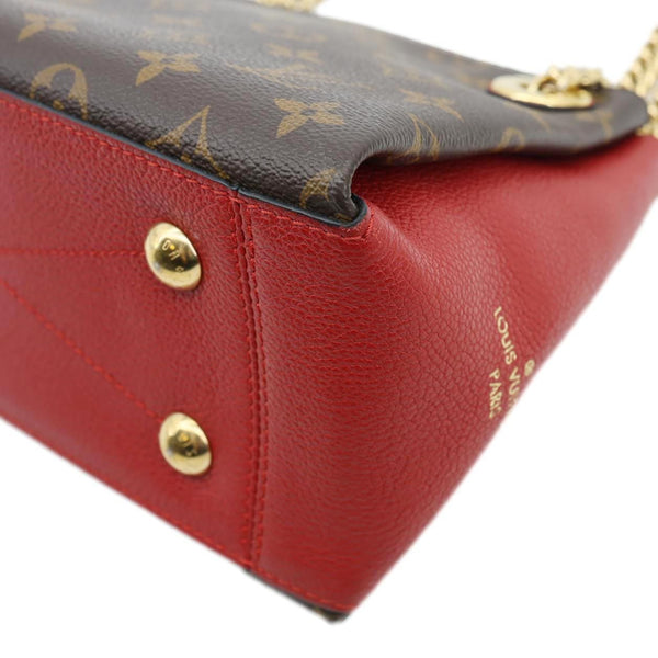 LOUIS VUITTON Surene BB Monogram Canvas Shoulder Bag Red