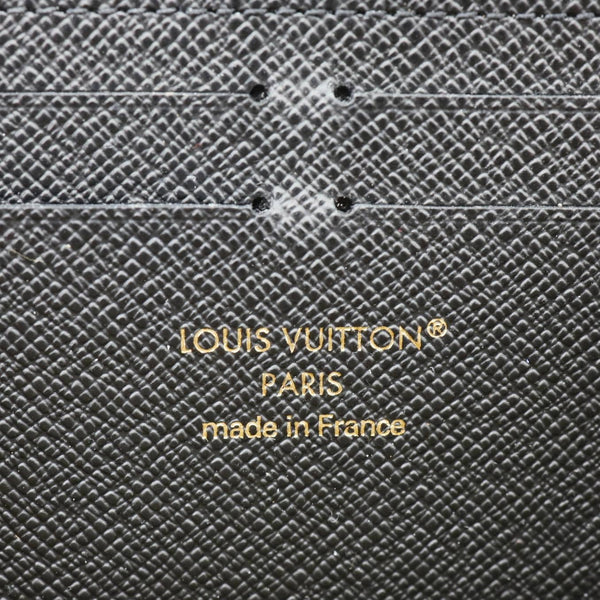 LOUIS VUITTON Clemence Reverse Monogram Canvas Zippy Wallet Brown