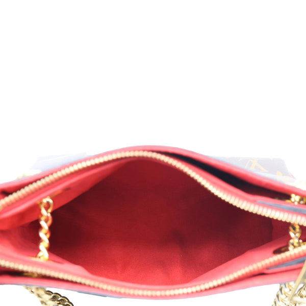 LOUIS VUITTON Surene BB Monogram Canvas Shoulder Bag Red