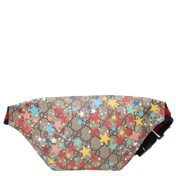 GUCCI Kids Web GG Supreme Stars Canvas Belt Bag Beige 502095