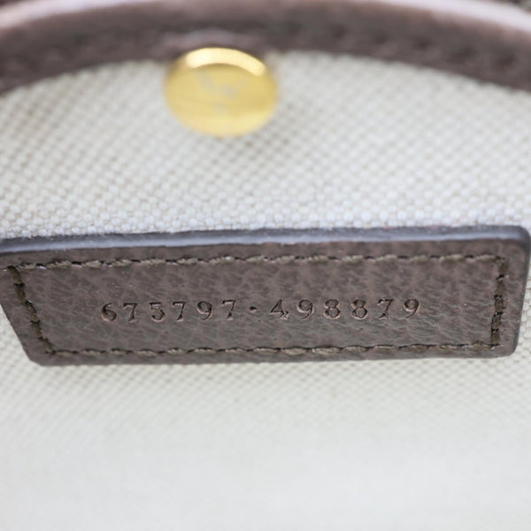 GUCCI Bamboo Small Jumbo Canvas Convertible Top Handle Bag Beige 675797