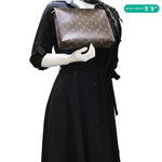 LOUIS VUITTON Toiletry Pouch 26 Monogram Canvas Clutch Brown