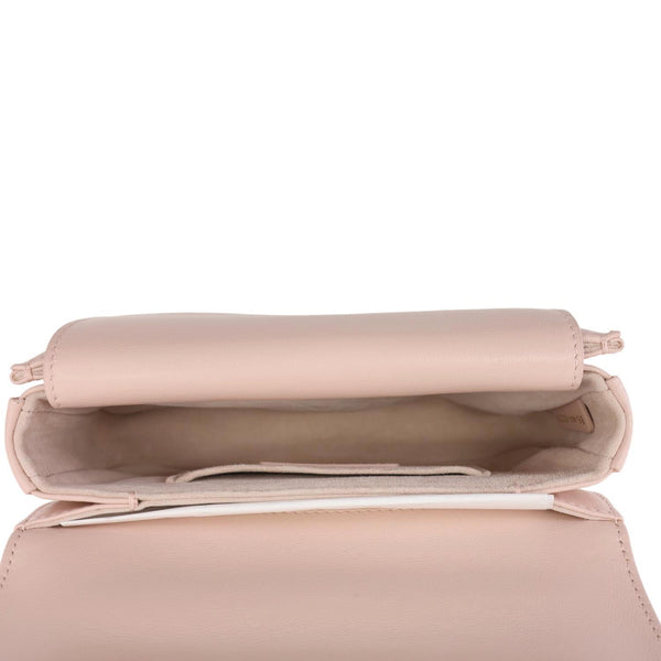 CHRISTIAN DIOR Jolie Cannage Calfskin Leather Top Handle Shoulder Bag Powder Pink