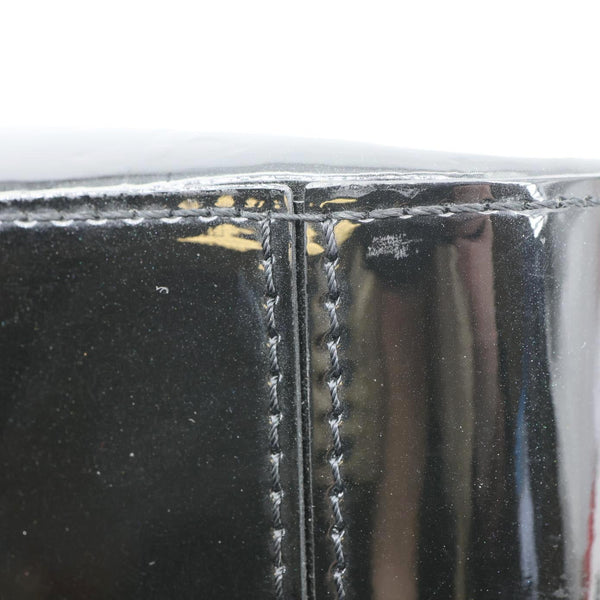 LOUIS VUITTON Santa Monica Monogram Vernis Leather Shoulder Bag Black