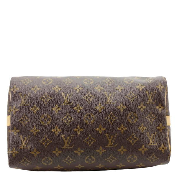 LOUIS VUITTON Speedy 30 Bandouliere Monogram Canvas Crossbody Bag Brown