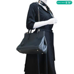 LOUIS VUITTON Marly MM Epi Leather Shoulder Bag Black