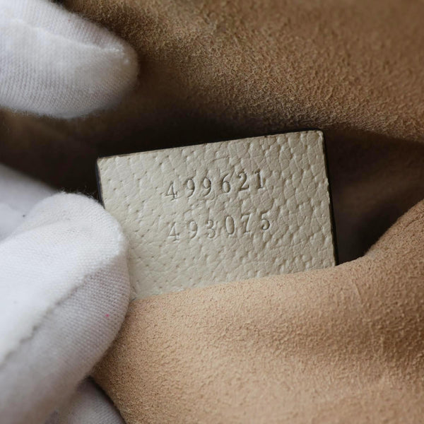 GUCCI Ophidia Flora Small Supreme Canvas Shoulder Bag Beige 499621