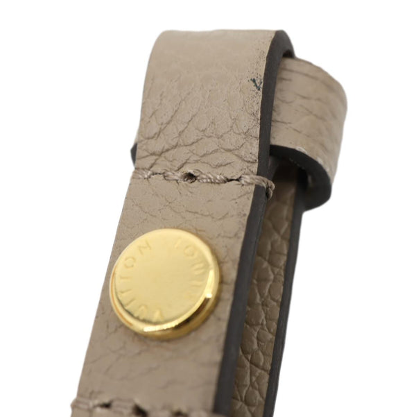 LOUIS VUITTON Easy Pouch On Strap Empreinte Leather Shoulder Bag Beige