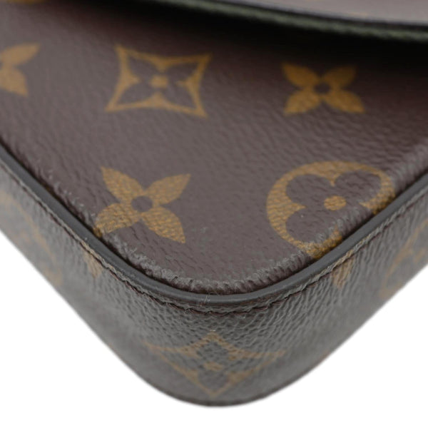 LOUIS VUITTON Felicie Pochette & Go Monogram Canvas Shoulder Bag Kaki