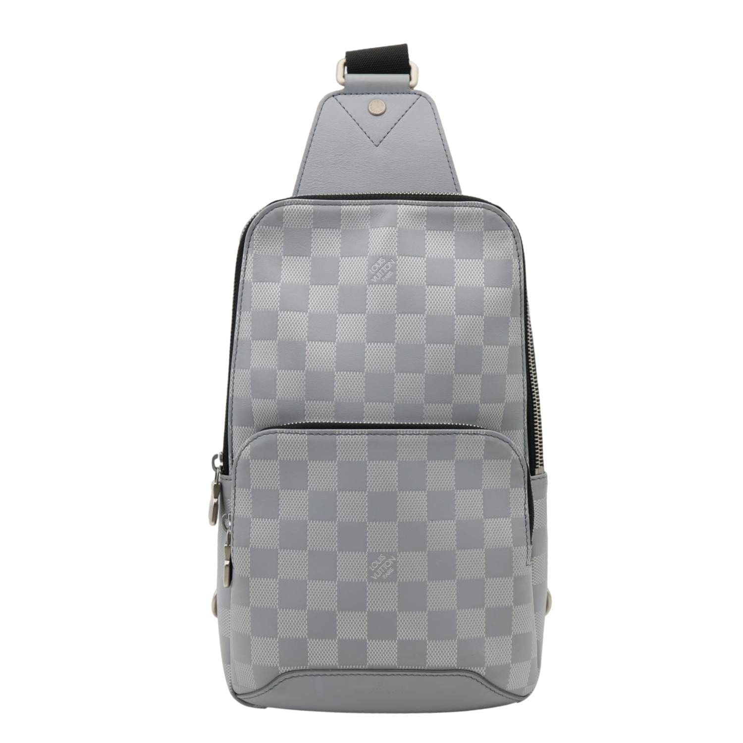 LOUIS VUITTON Avenue Sling Damier Infini Leather Backpack Bag Grey