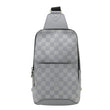 LOUIS VUITTON Avenue Sling Damier Infini Leather Backpack Bag Grey