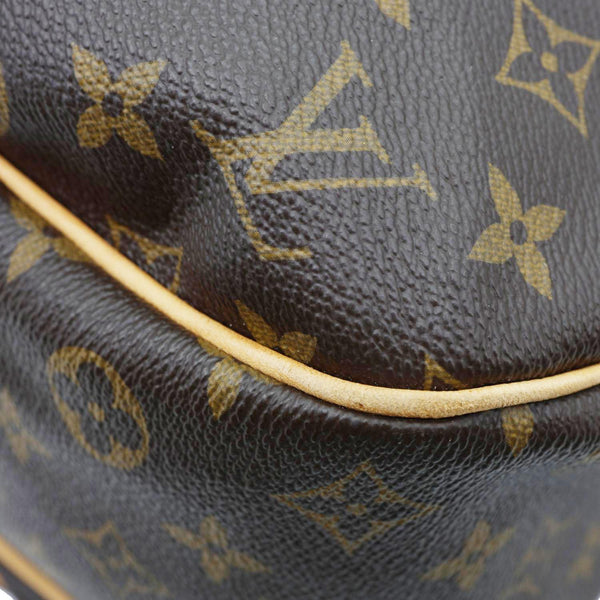 LOUIS VUITTON Galliera GM Monogram Canvas Shoulder Bag Brown