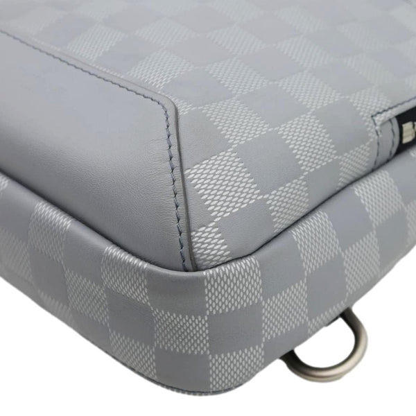 LOUIS VUITTON Avenue Sling Damier Infini Leather Backpack Bag Grey