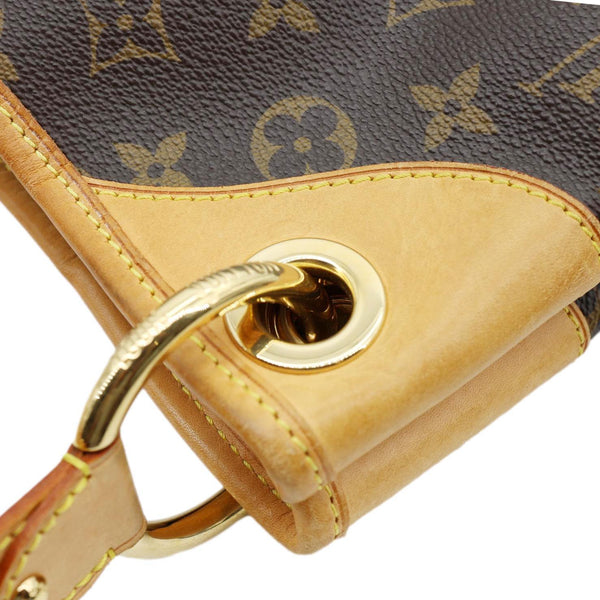 LOUIS VUITTON Galliera GM Monogram Canvas Shoulder Bag Brown