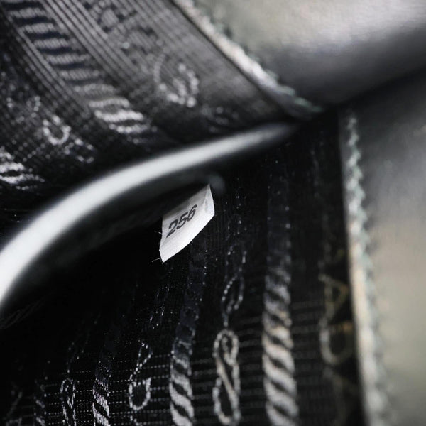 PRADA Chain Flap Saffiano Leather Crossbody Bag Red