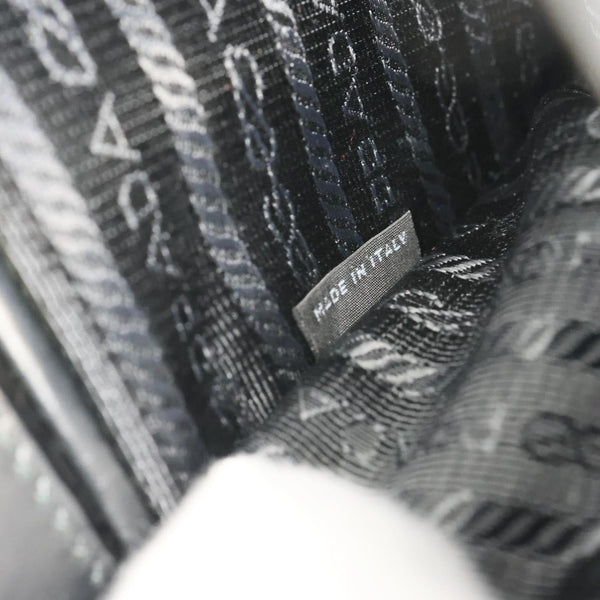 PRADA Chain Flap Saffiano Leather Crossbody Bag Red