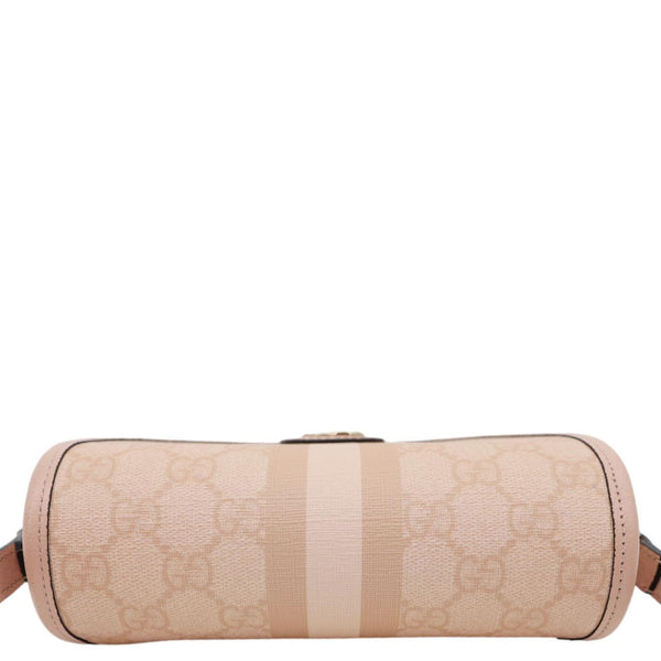 GUCCI Ophidia GG Supreme Canvas Shoulder Bag Pink 772239