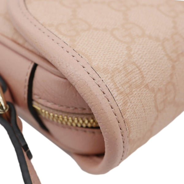 GUCCI Ophidia GG Supreme Canvas Shoulder Bag Pink 772239