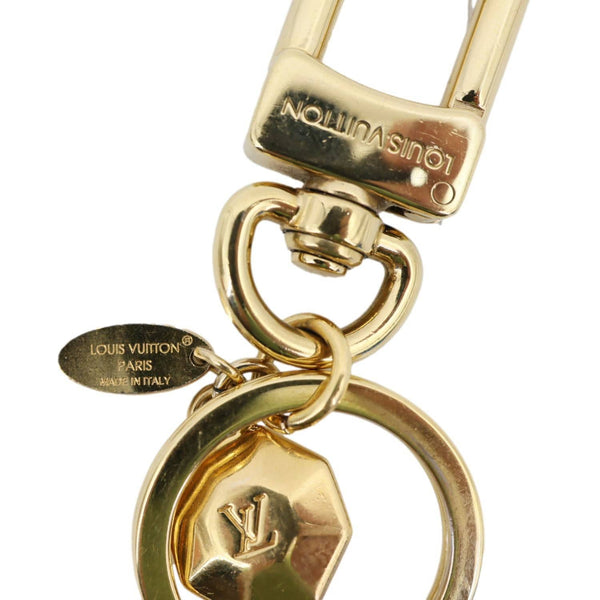 LOUIS VUITTON LV Initiales Key Holder Bag Charm Gold