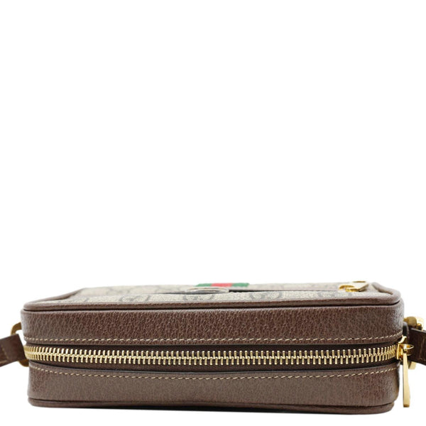 GUCCI Ophidia Mini GG Supreme Crossbody Bag Beige 517350