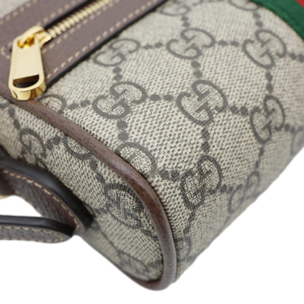 GUCCI Ophidia Mini GG Supreme Crossbody Bag Beige 517350