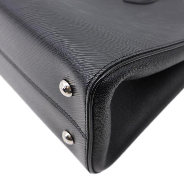 LOUIS VUITTON Grenelle MM Epi Leather Shoulder Bag Black