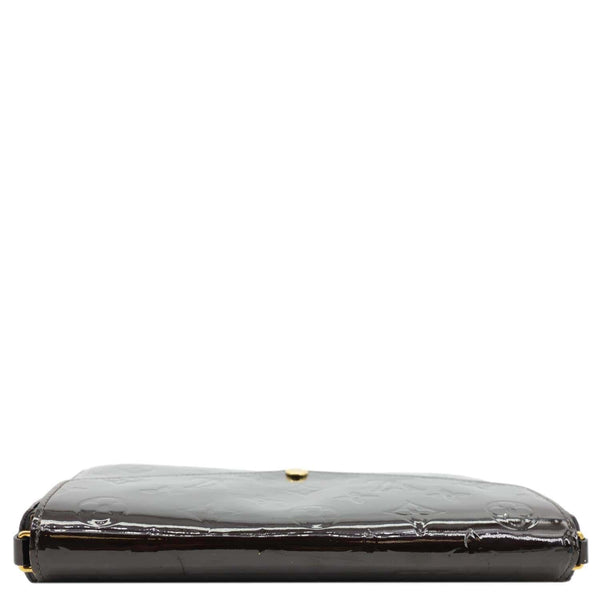 LOUIS VUITTON Felicie Pochette Monogram Vernis Shoulder Bag Amarante