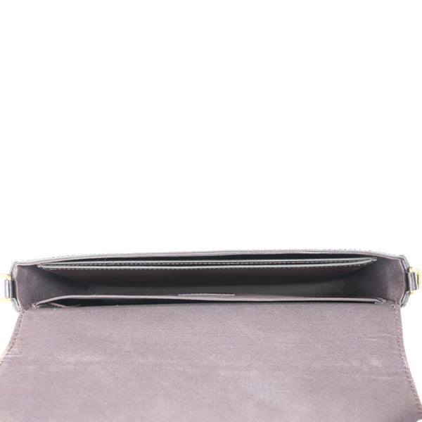 LOUIS VUITTON Felicie Pochette Monogram Vernis Shoulder Bag Amarante