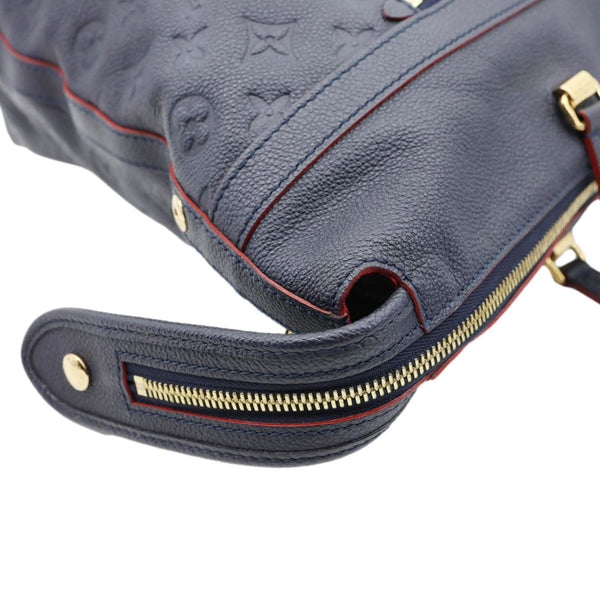 LOUIS VUITTON Boetie Monogram Empreinte Leather Shoulder Bag Marine Rouge