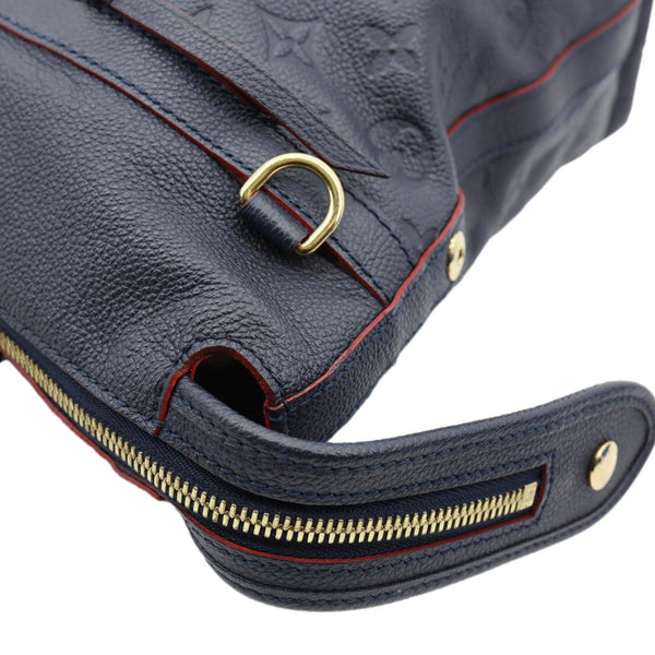 LOUIS VUITTON Boetie Monogram Empreinte Leather Shoulder Bag Marine Rouge