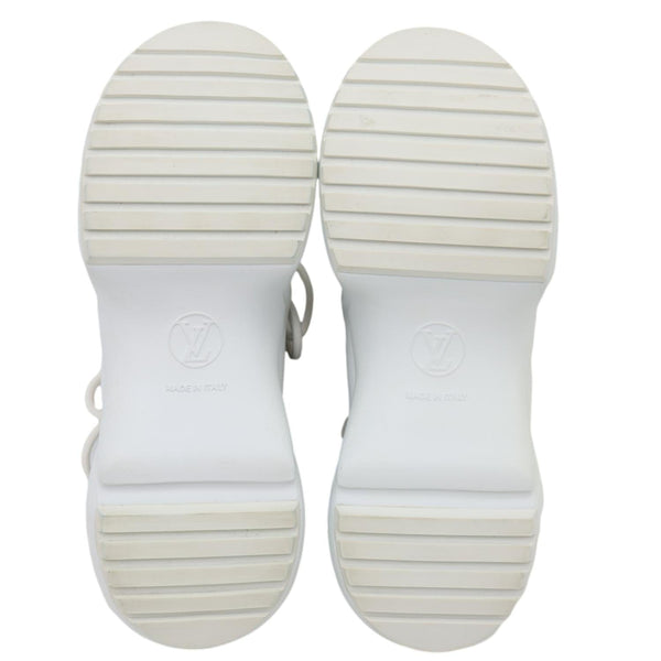 LOUIS VUITTON Archlight Mesh and Monogram Sneakers White Size 36.5