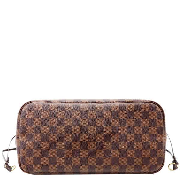 LOUIS VUITTON Neverfull MM Damier Ebene Shoulder Bag Brown
