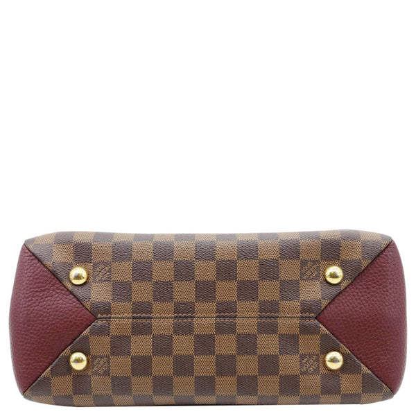 LOUIS VUITTON Brittany Damier Ebene Shoulder Bag Bordeaux