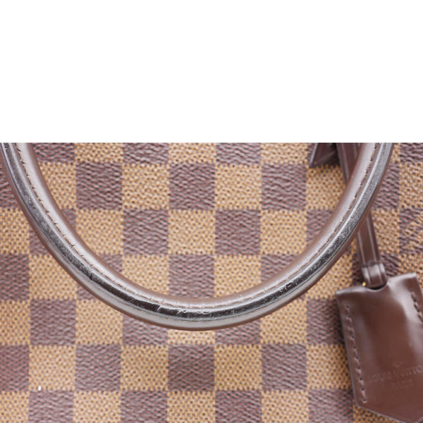 LOUIS VUITTON Brittany Damier Ebene Shoulder Bag Bordeaux