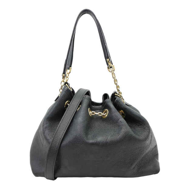 LOUIS VUITTON LV Bundle Monogram Empreinte Leather Shoulder Bag Black