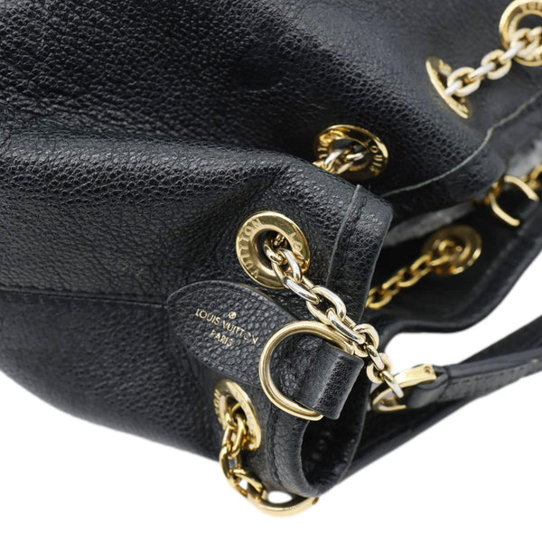 LOUIS VUITTON LV Bundle Monogram Empreinte Leather Shoulder Bag Black