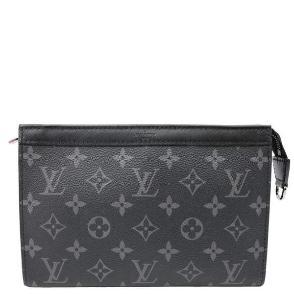 LOUIS VUITTON Gaston Wearable Monogram Eclipse Reverse Crossbody Bag Gray