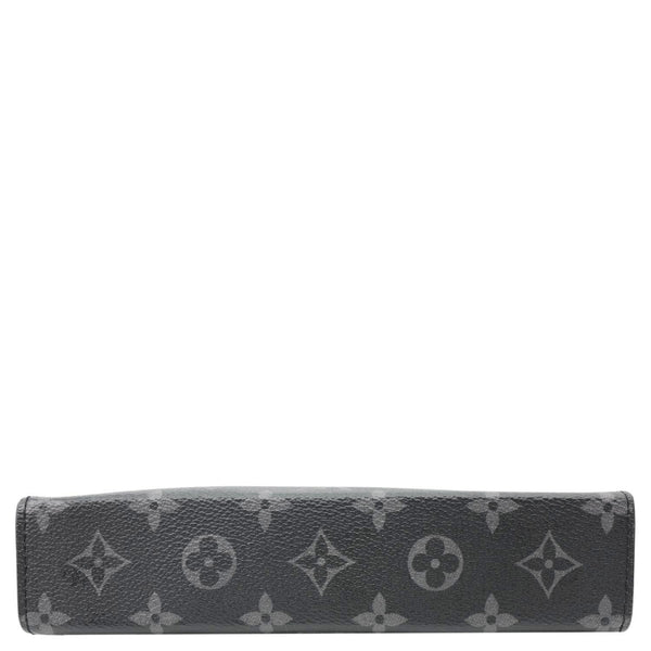 LOUIS VUITTON Gaston Wearable Monogram Eclipse Reverse Crossbody Bag Gray
