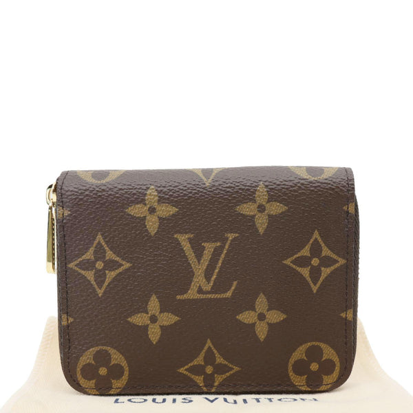 LOUIS VUITTON Monogram Canvas Zippy Coin Purse Brown