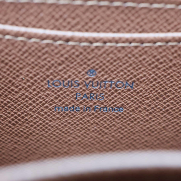 LOUIS VUITTON Monogram Canvas Zippy Coin Purse Brown
