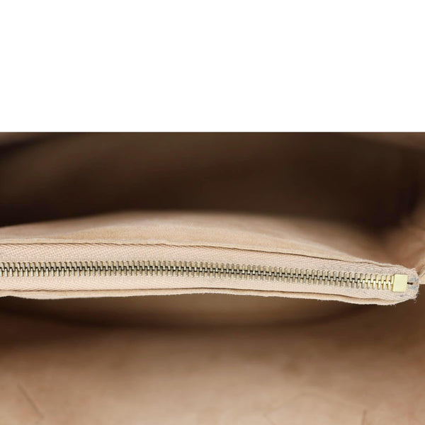 LOUIS VUITTON Kensington Damier Ebene Tote Bag Brown