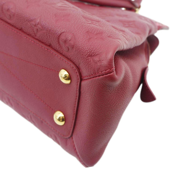 LOUIS VUITTON Vosges MM Empreinte Leather Shoulder Bag Raisin