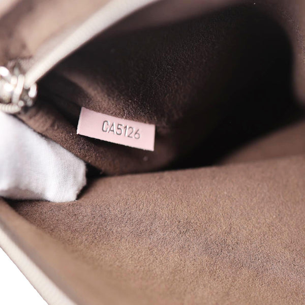 LOUIS VUITTON Cluny MM Epi Leather Top Handle Crossbody Bag Rose Ballerine